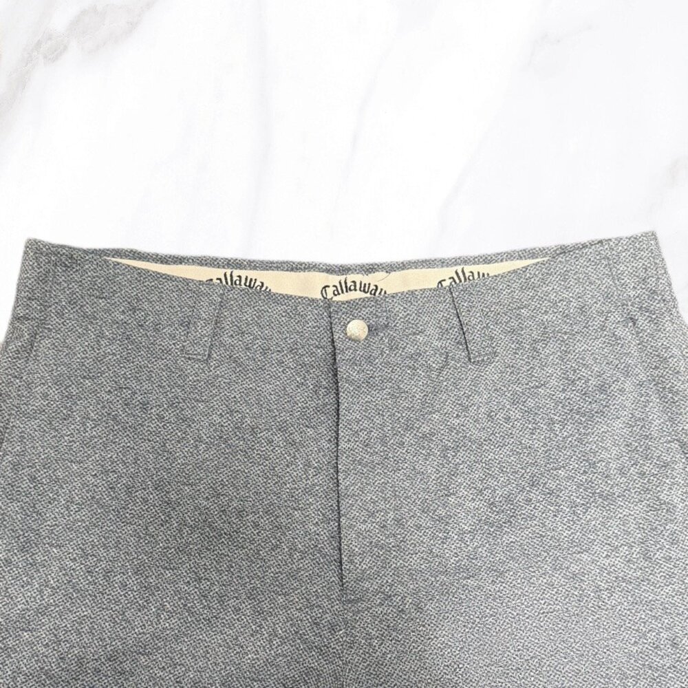 Callaway Men's Blue Heathered‎ 9" Inseam Golf Shorts, Size 34 - Picture 3 of 9